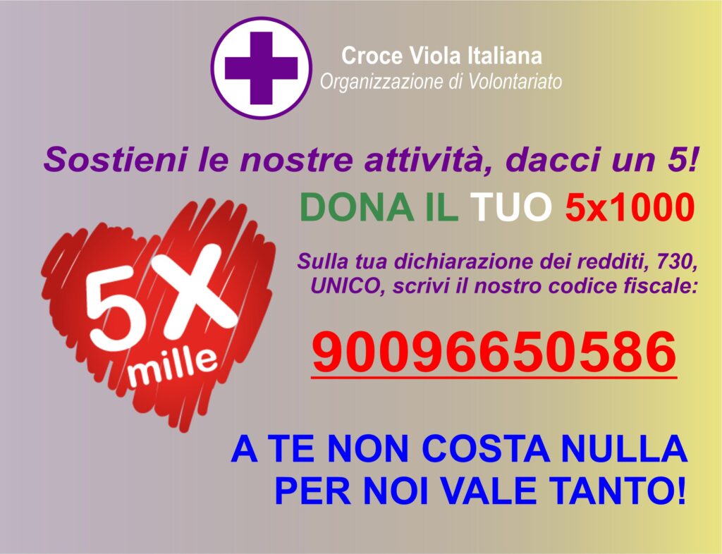 attività 5x1000 donazione