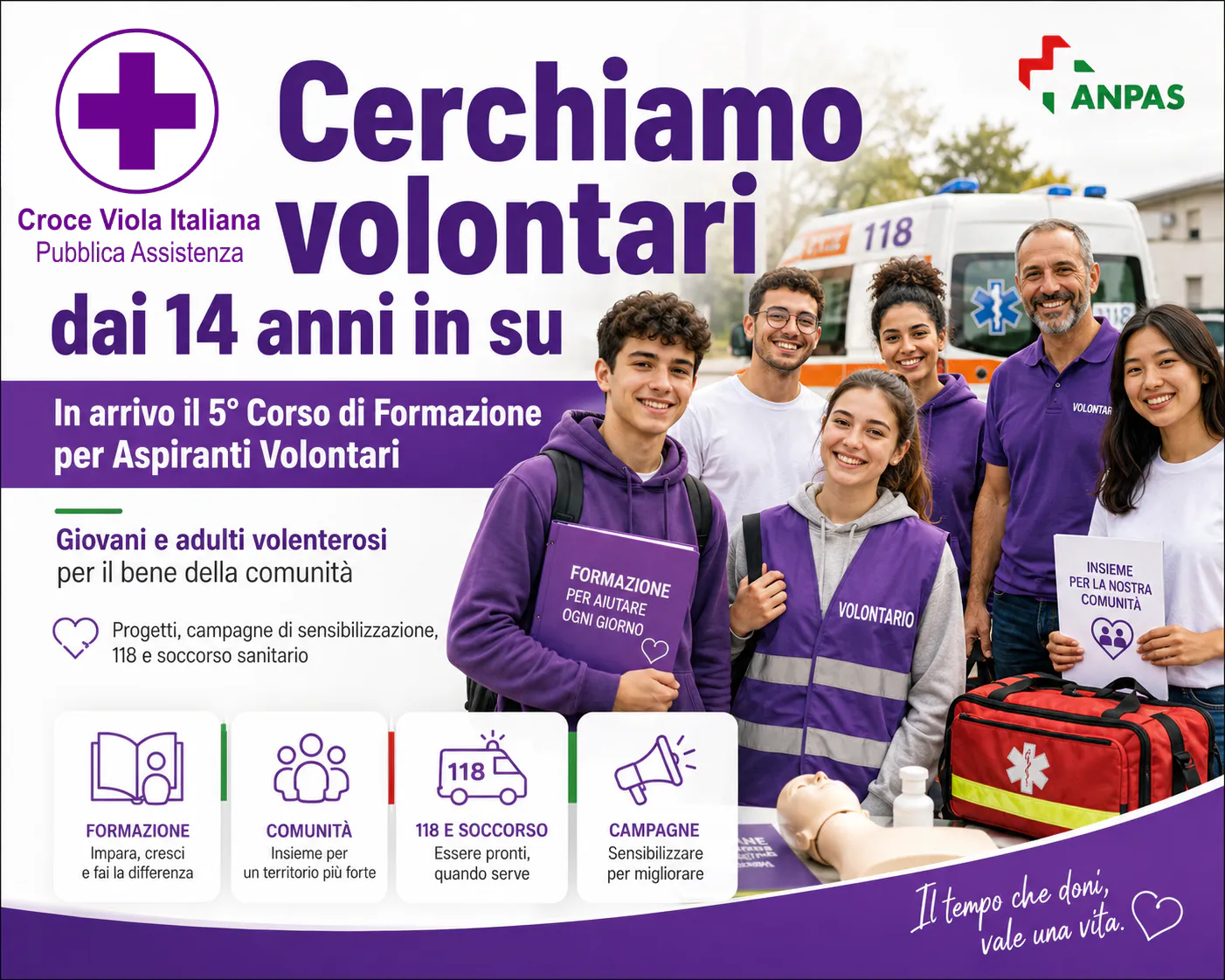 cerchiamo volontari